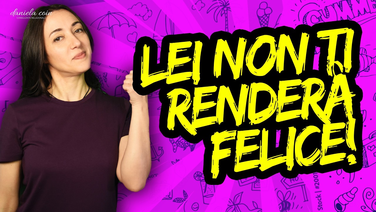 Nuovo Video - Questa donna NON PUÒ renderti felice (ti spiego perché)