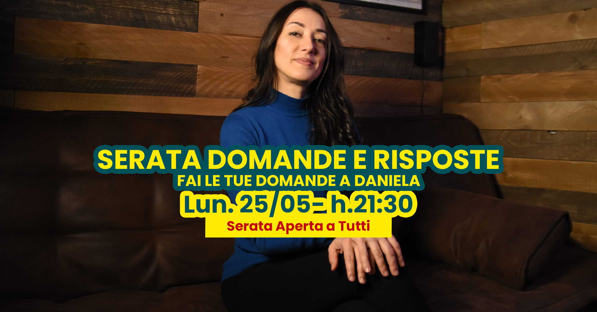 Nuovo Evento - Serata Domande e Risposte